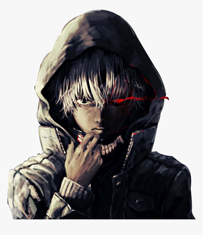 Ken Kaneki On Hoodie Tokyo Ghoul Anime Wallpaper