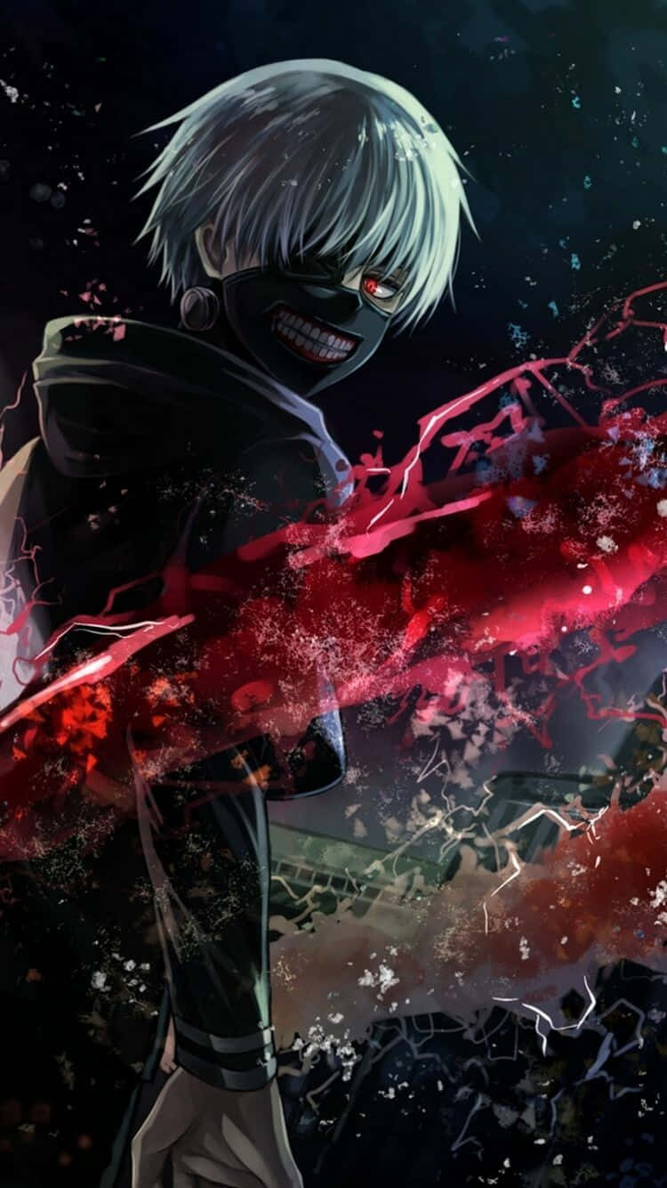 Ken Kaneki With Red Aura Tokyo Ghoul Anime Wallpaper