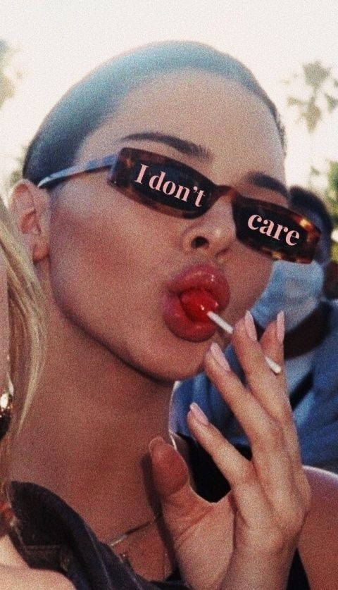 Kendall Jenner I Don't Care Wallpaper