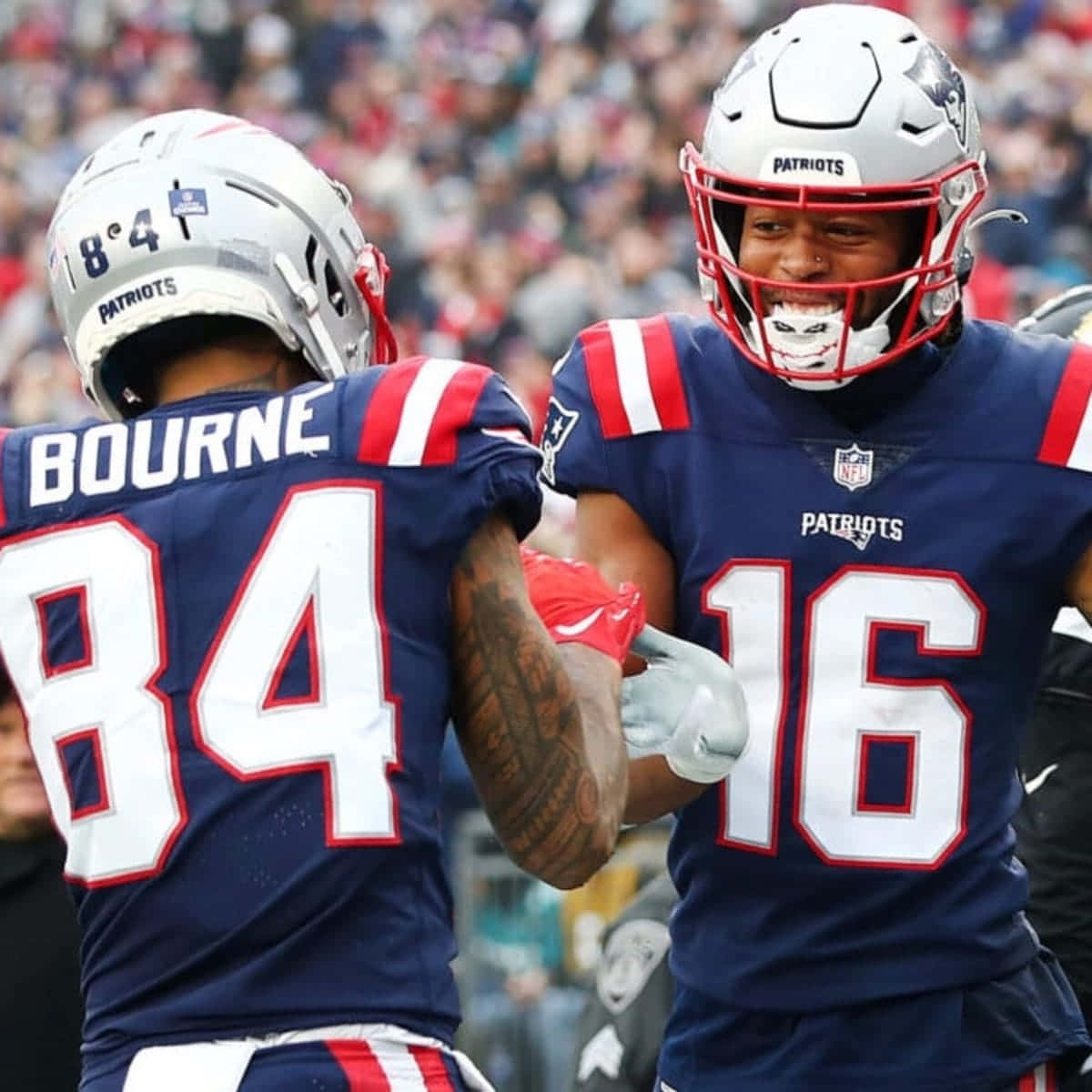 Kendrick Bourne Patriots Celebration Wallpaper