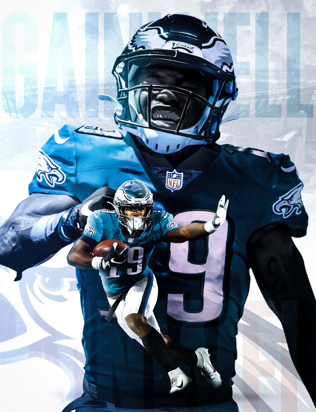 Kenneth Gainwell Eagles Running Back Wallpaper