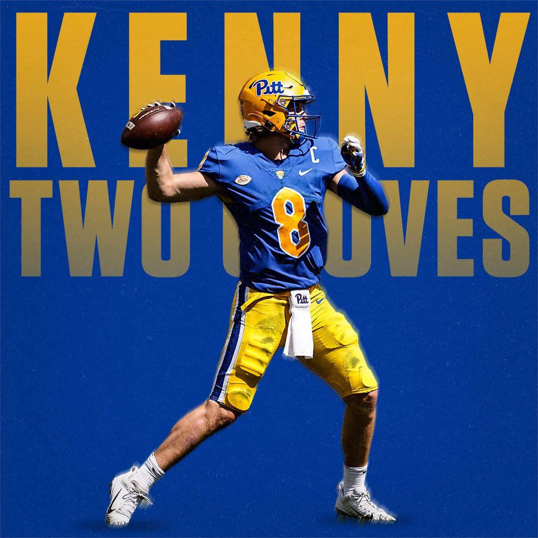 Kenny Pickett Two Gloves Wallpaper