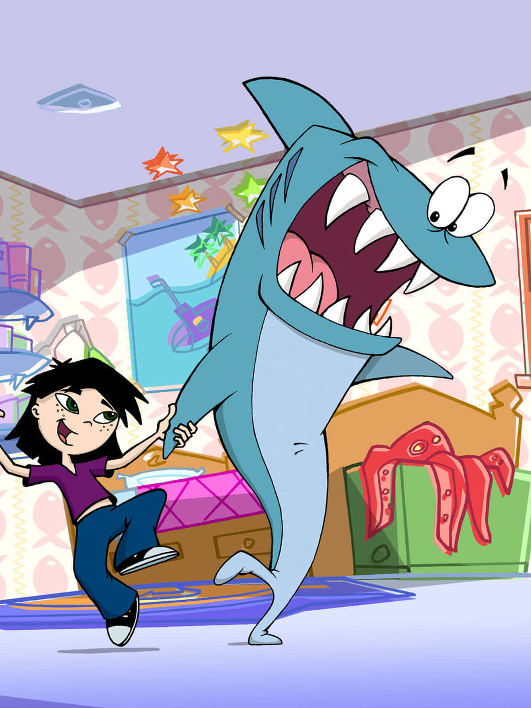 Kenny The Shark Bedroom Wallpaper