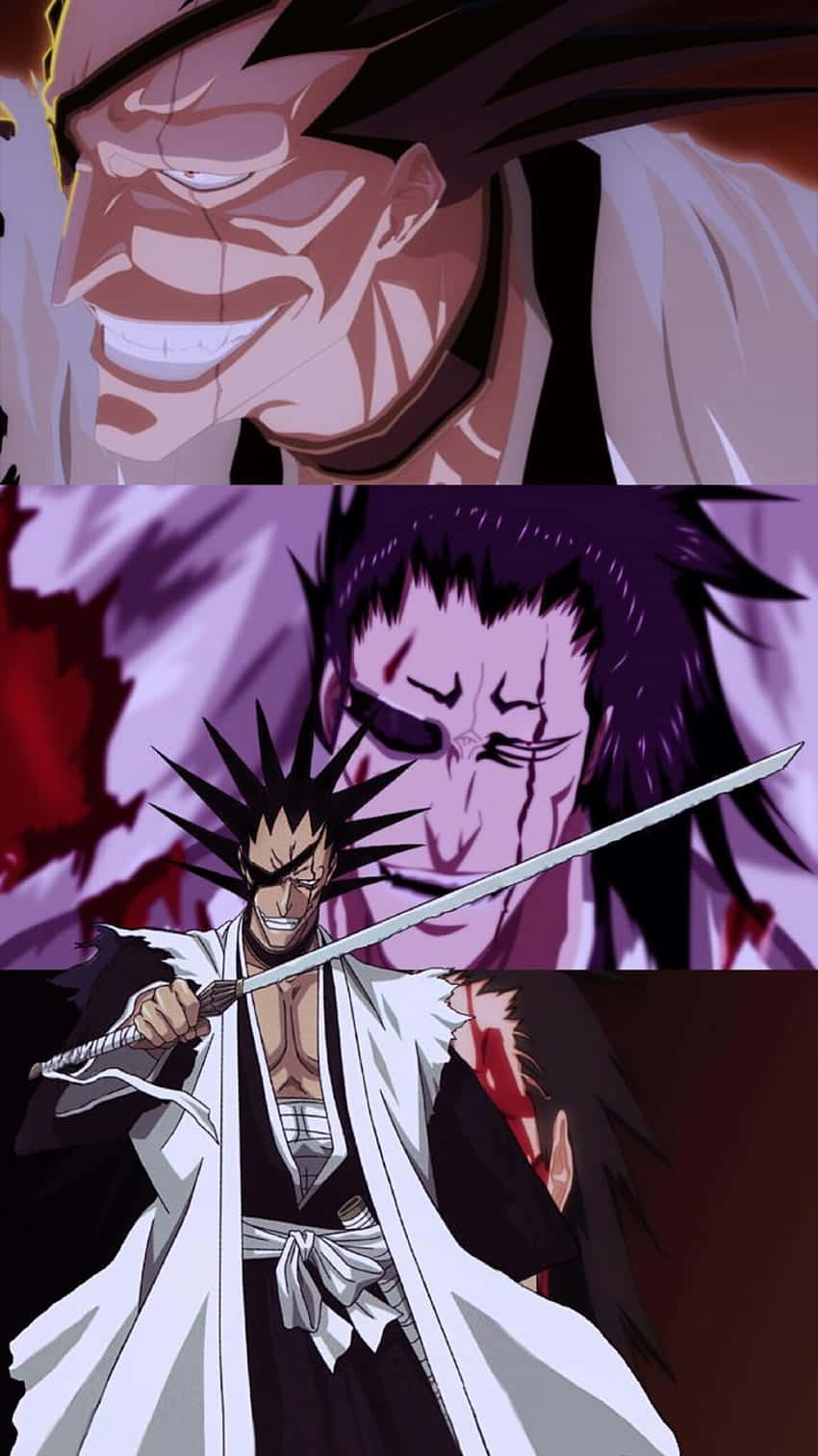 Kenpachi Zaraki, Captain Of The 11th Division Of The Gotei 13 Wallpaper