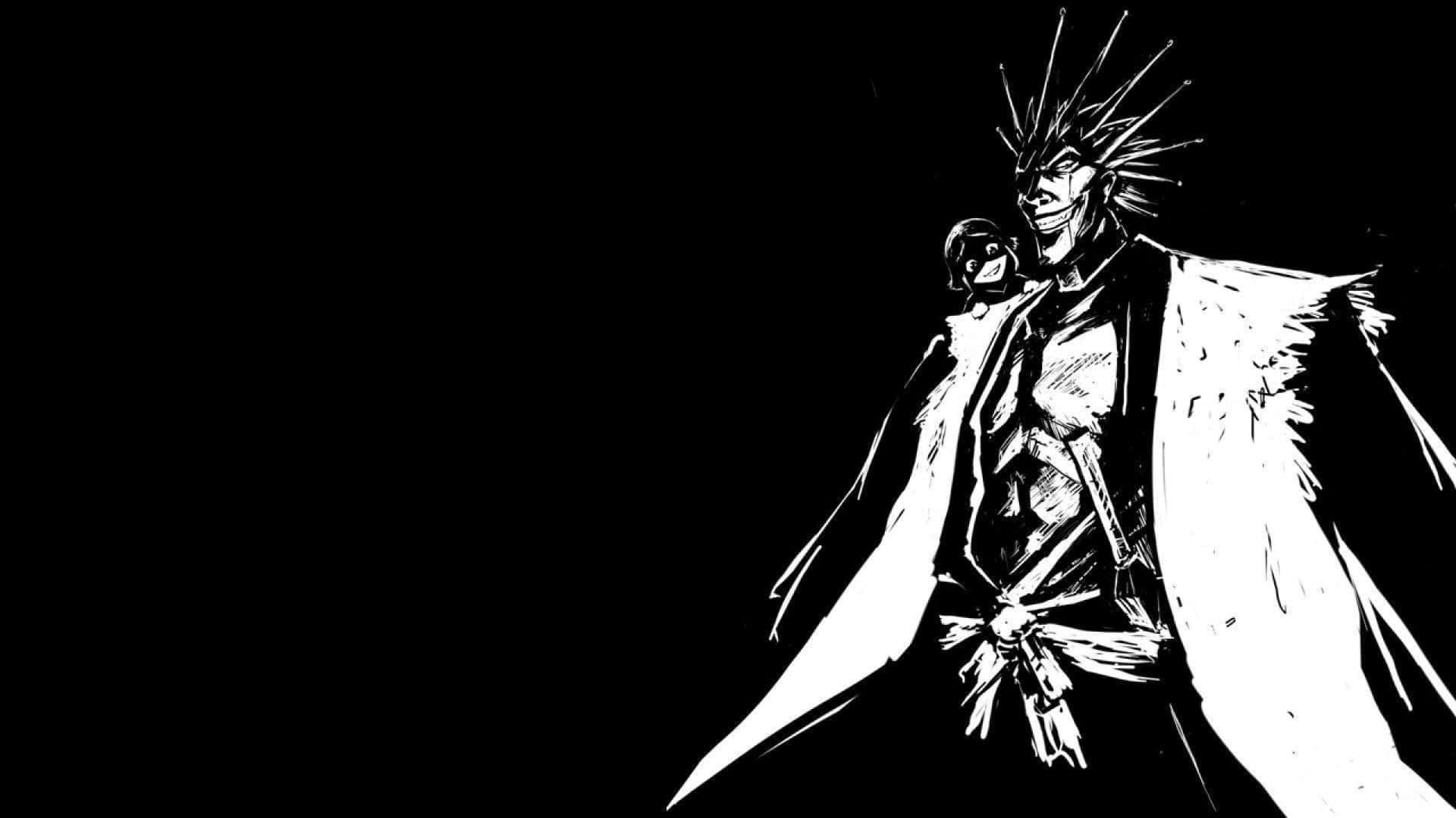 Kenpachi Zaraki, Warrior Of Soul Society Wallpaper