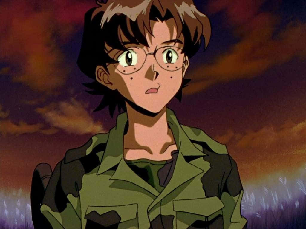 Kensuke Aida - Nerv's Tactical Advisor Wallpaper