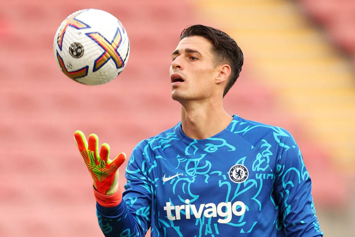 Kepa Arrizabalaga Playing With Ball Wallpaper