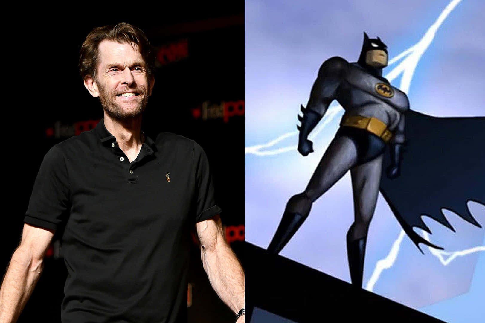 Kevin Conroy Striking A Pose In A Photoshoot Wallpaper