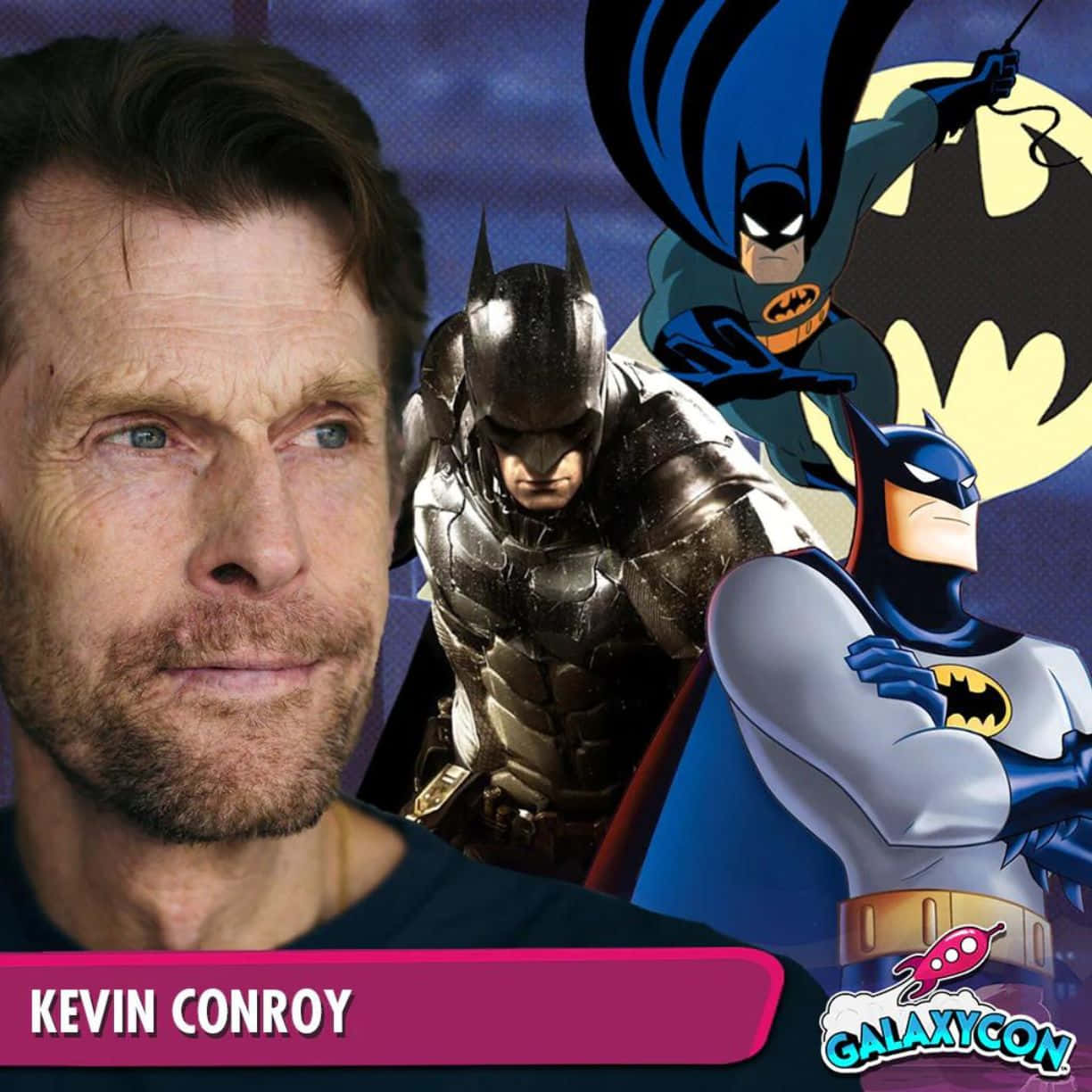 Kevin Conroy Striking A Pose In A Suit Wallpaper