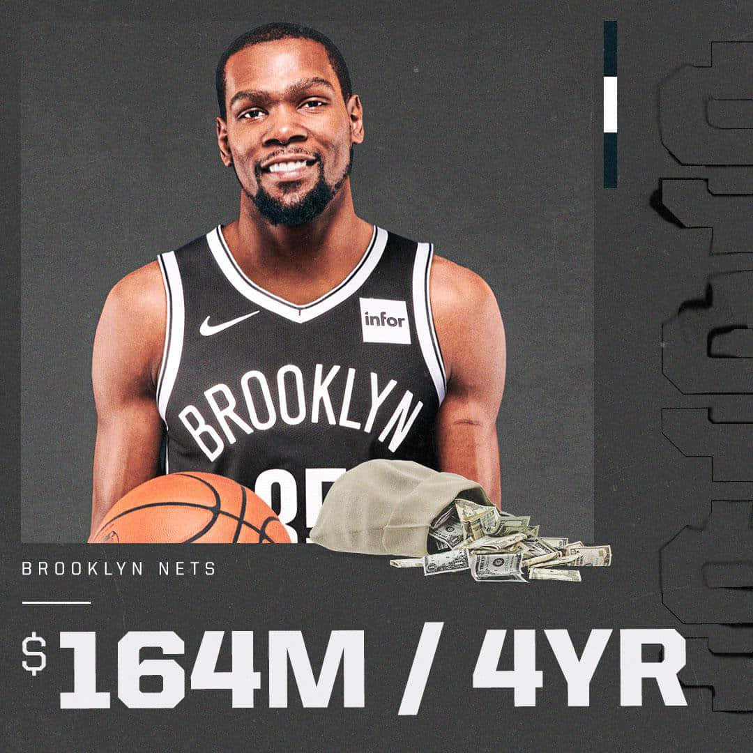 Kevin Durant Nets Net Worth Wallpaper