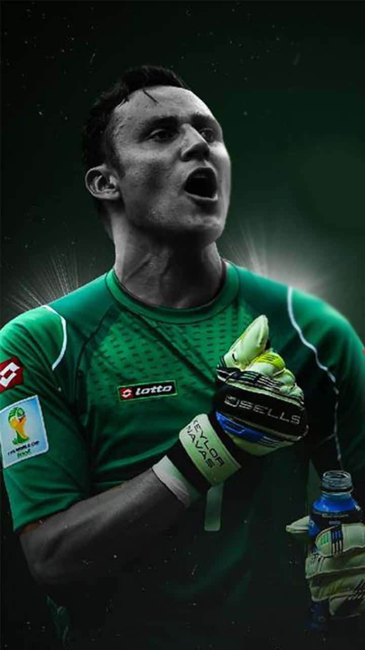 Keylor Navas In Action Wallpaper