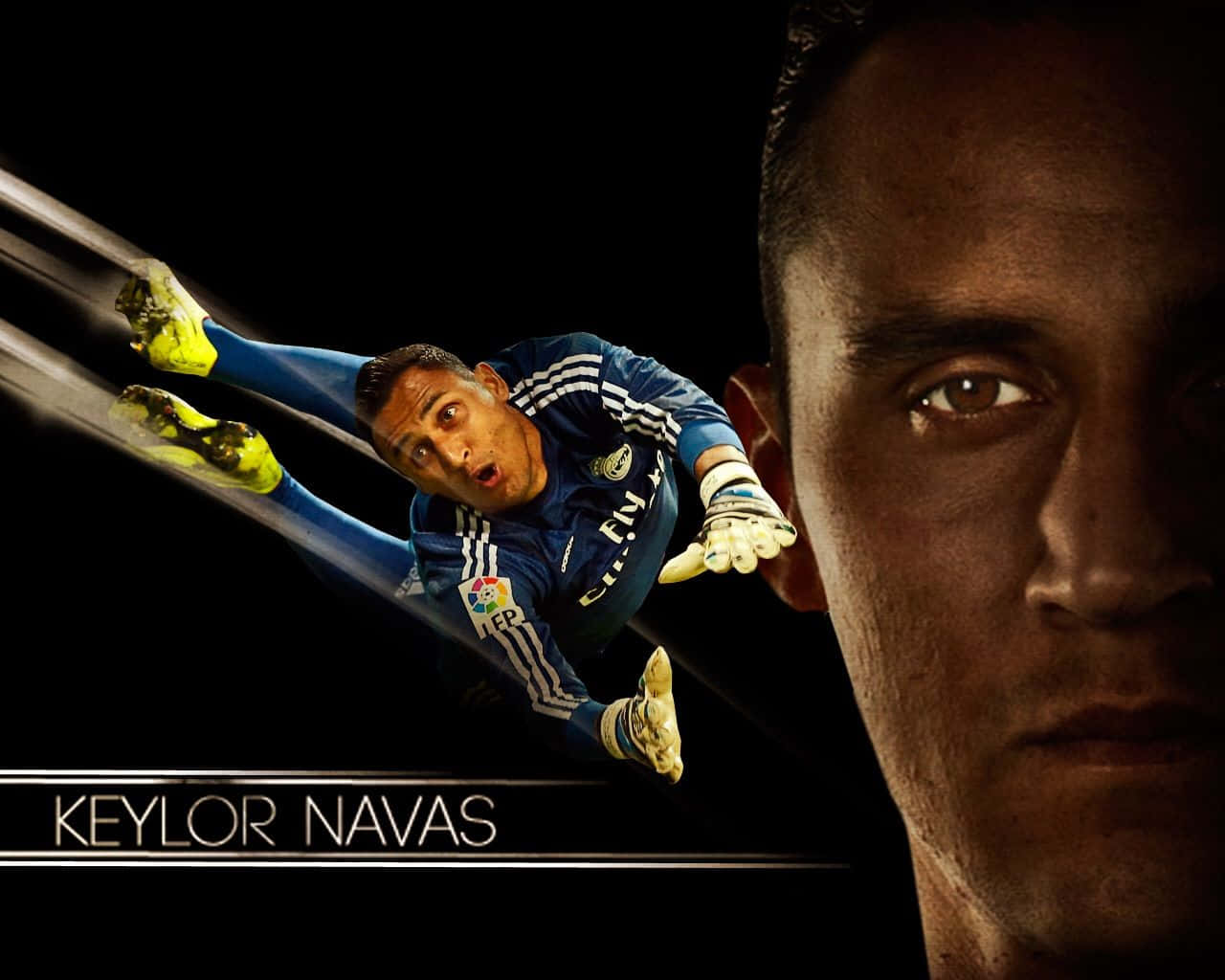 Keylor Navas In Action Wallpaper