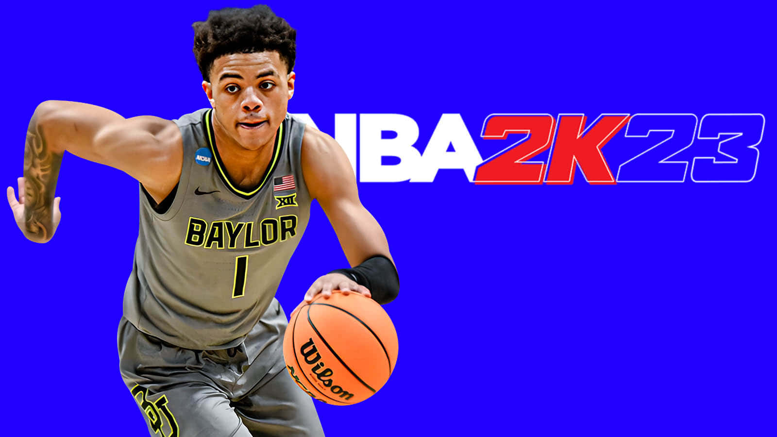 Keyonte George Baylor Basketball N B A2 K23 Promo Wallpaper