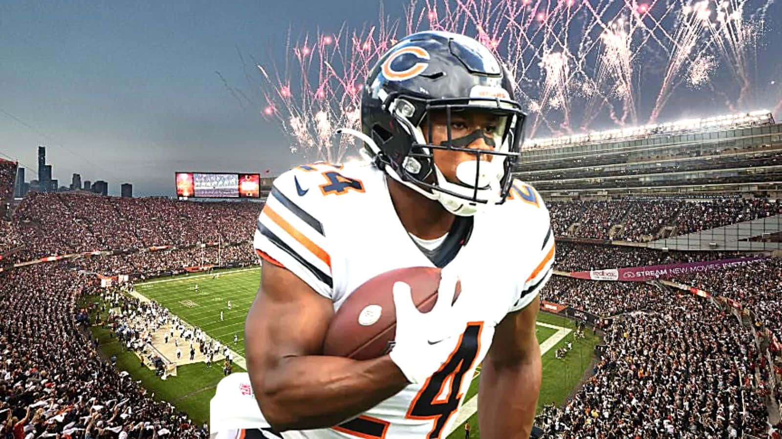 Khalil Herbert Chicago Bears Game Day Wallpaper