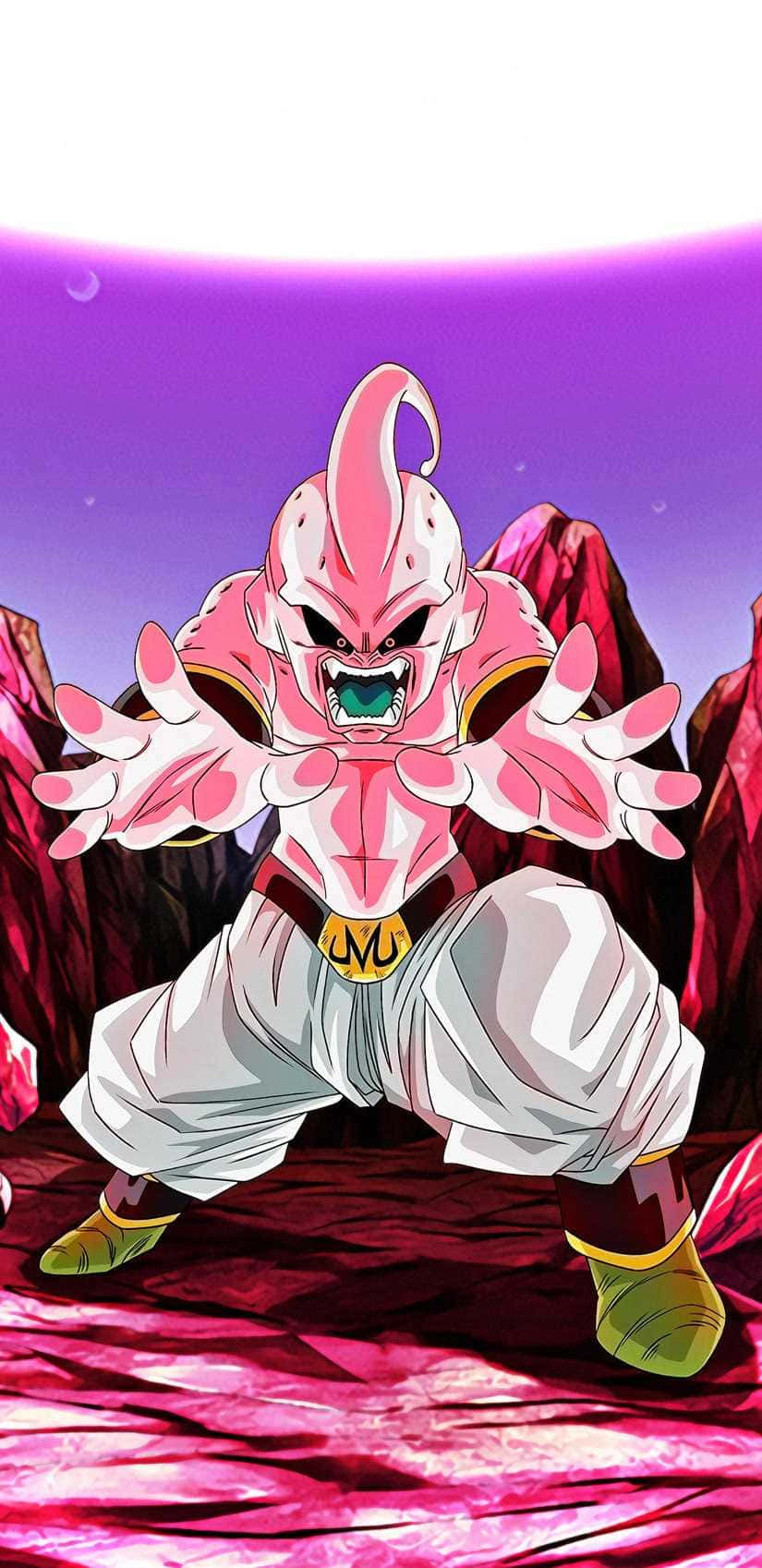 Kid Buu Aggressive Stance Wallpaper