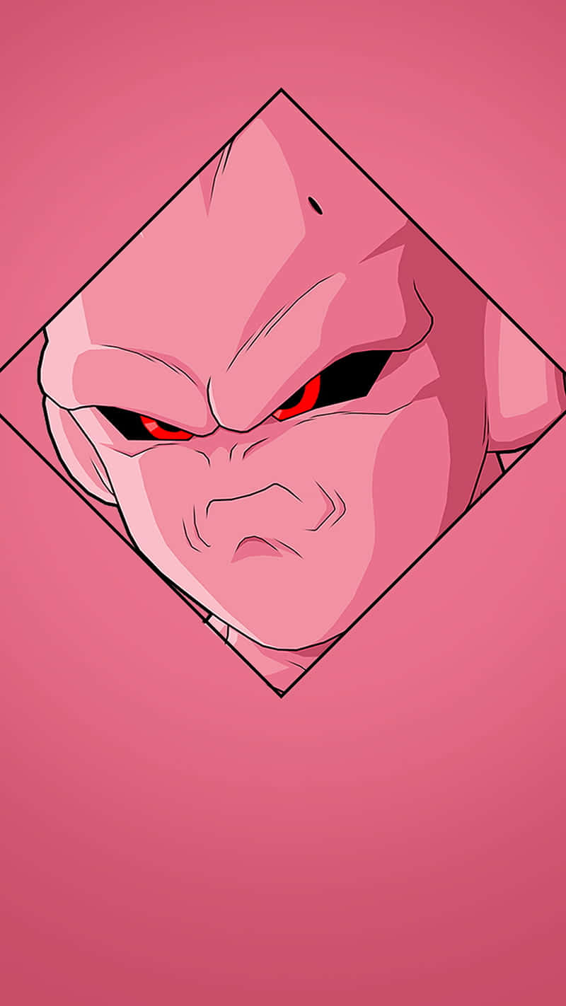 Kid Buu Diamond Frame Artwork Wallpaper