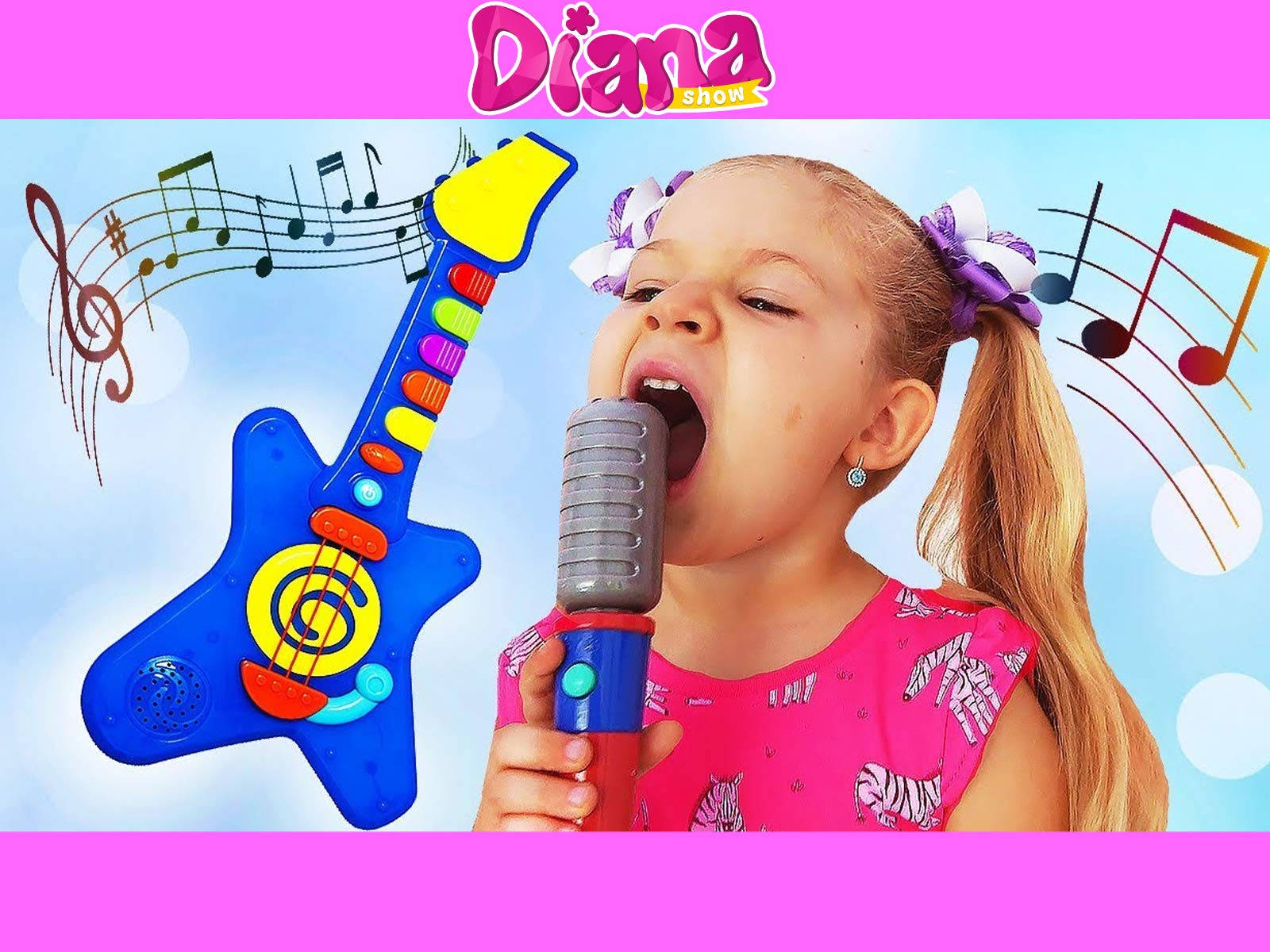 Kids Diana Show Music Session Wallpaper