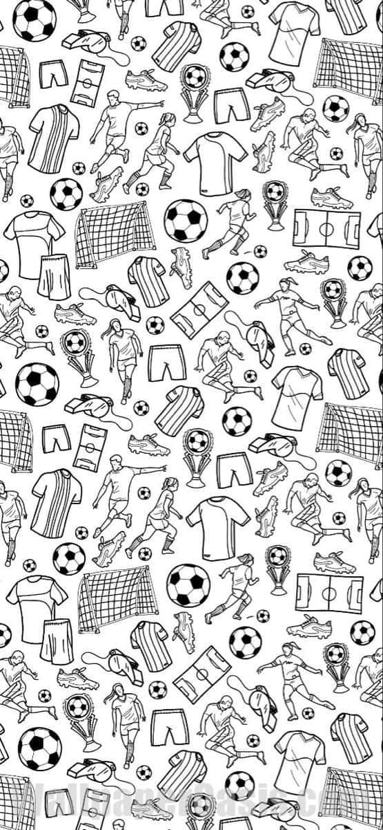 Kids Playing Soccer In An Open Field Wallpaper