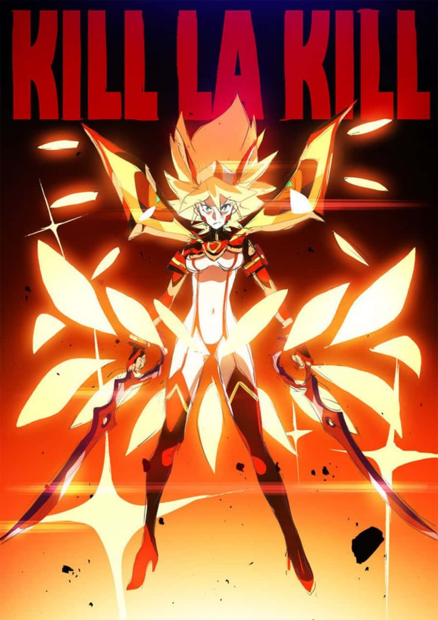 Kill La Kill - Ryuko Matoi And Senketsu In Action Wallpaper