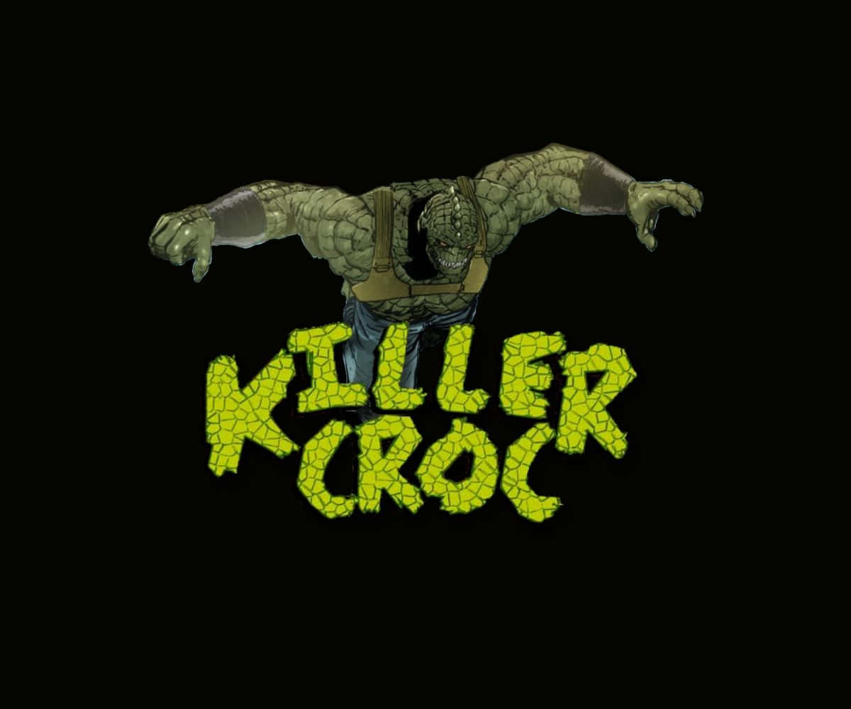 Killer Croc Unleashed - A Formidable Force In Gotham City Wallpaper