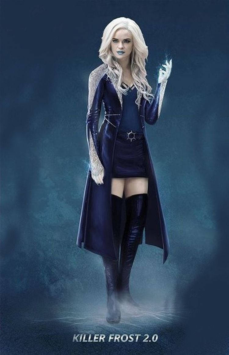 Killer Frost In All-black Outfit Wallpaper