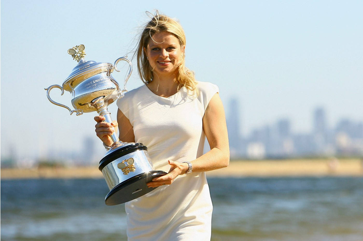 Kim Clijsters Tennis Award Wallpaper