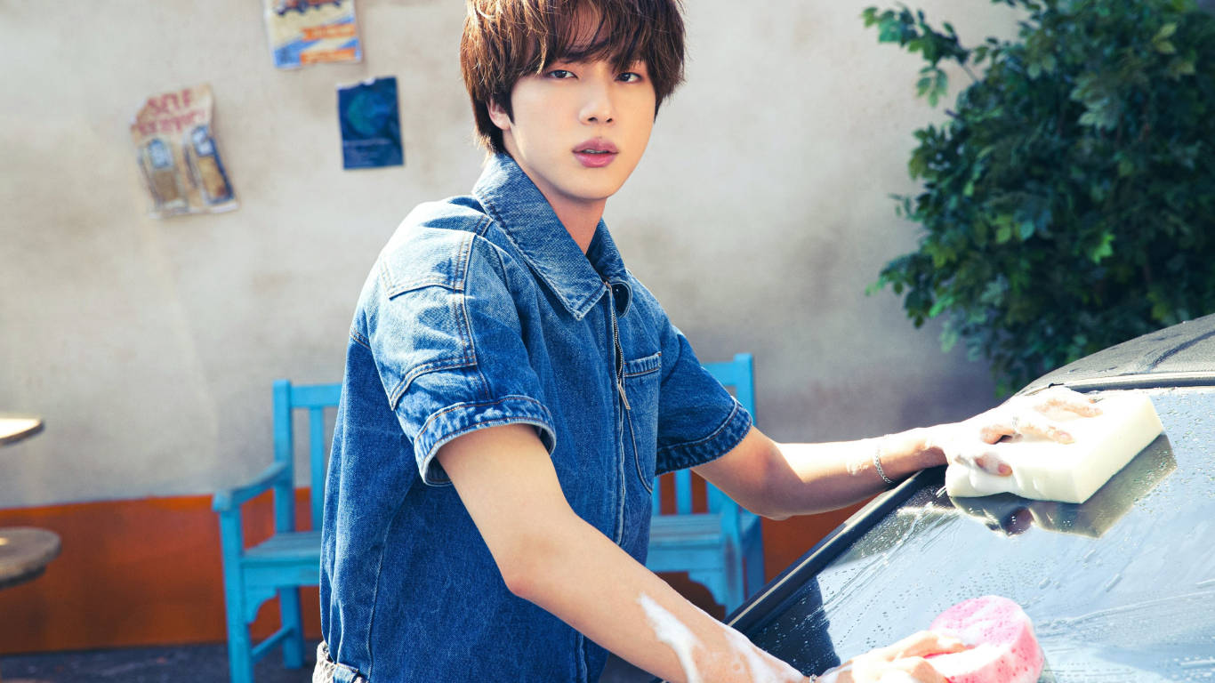 Kim Seok Jin Car Wash Boy Wallpaper