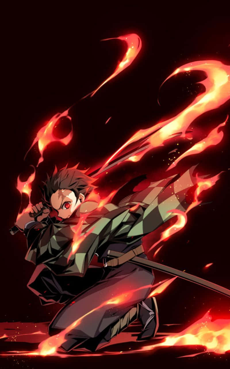 Kimetsu No Yaiba Demon Slayer Anime Tanjiro Sun Breathing Wallpaper