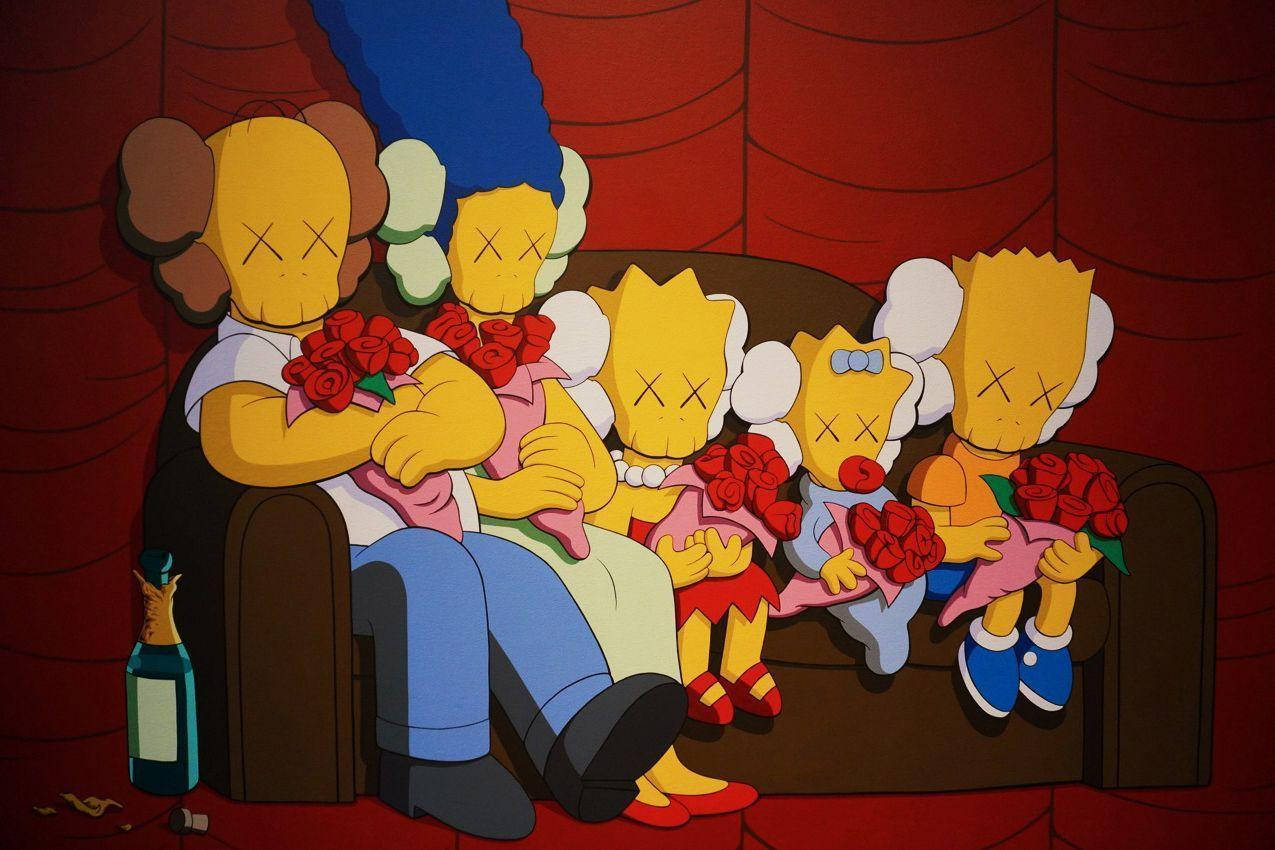 Kimpsons Kaws Pc Wallpaper