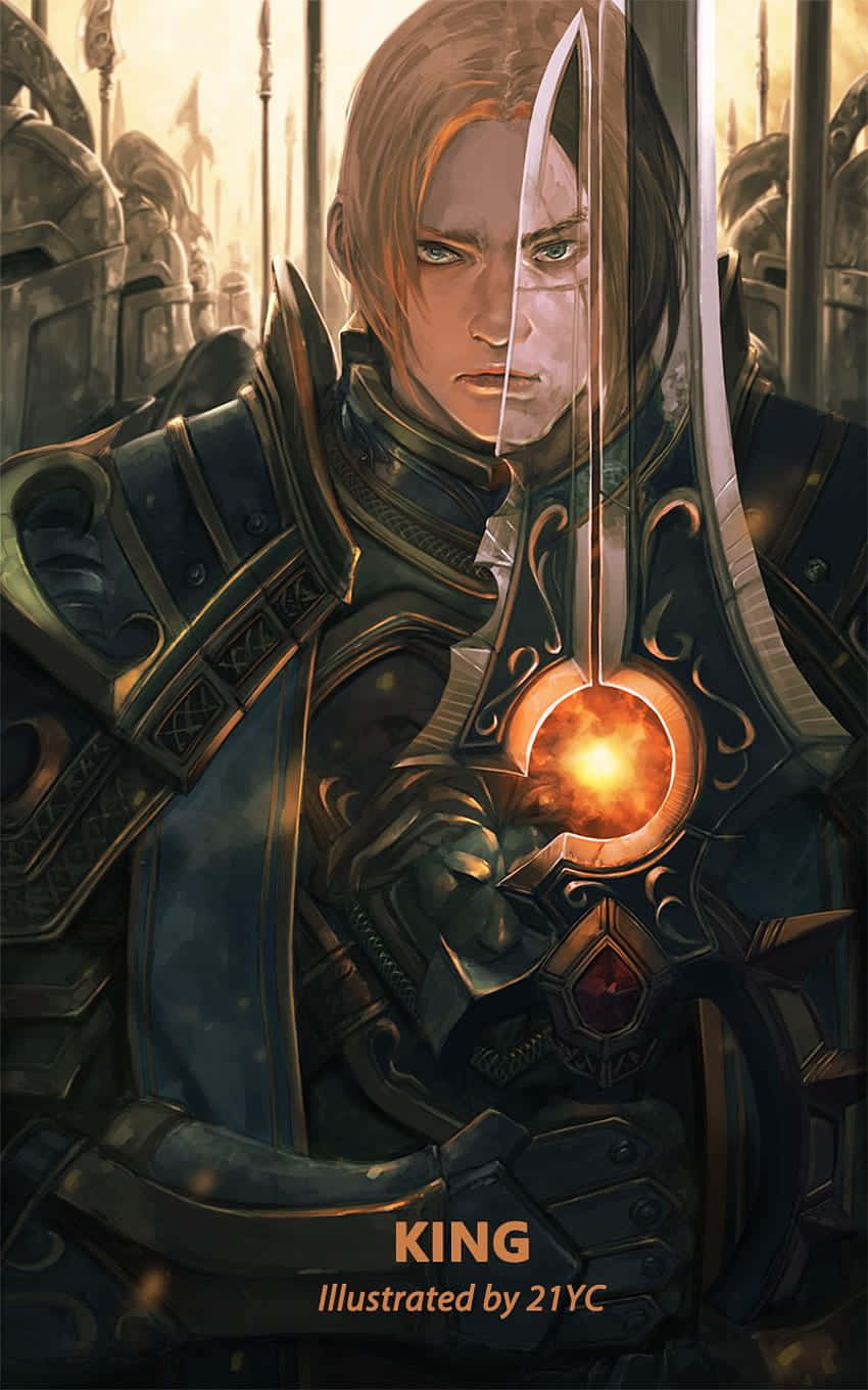 King Anduin Wrynn Illustration Wallpaper