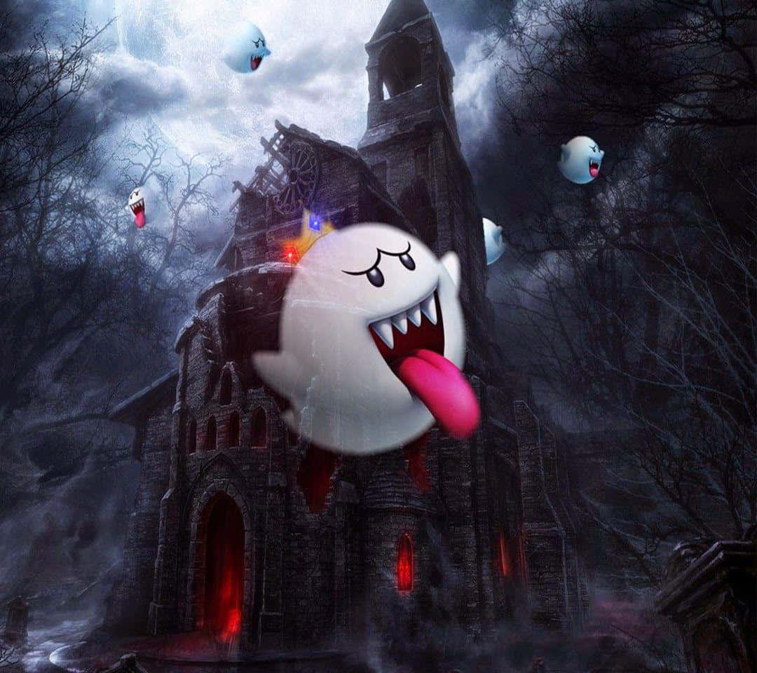 King Boo - The Ghostly Nemesis From Super Mario Wallpaper