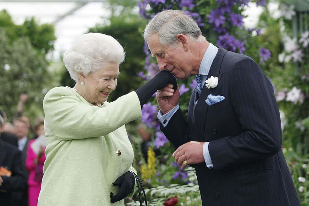 King Charles Iii With Queen Elizabeth Wallpaper