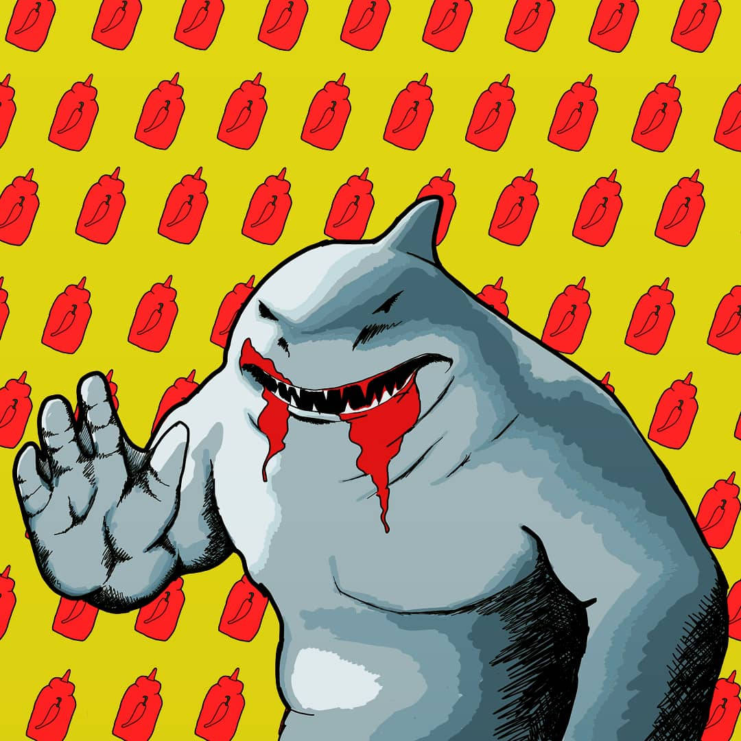 King Shark Chili Sauce Wallpaper