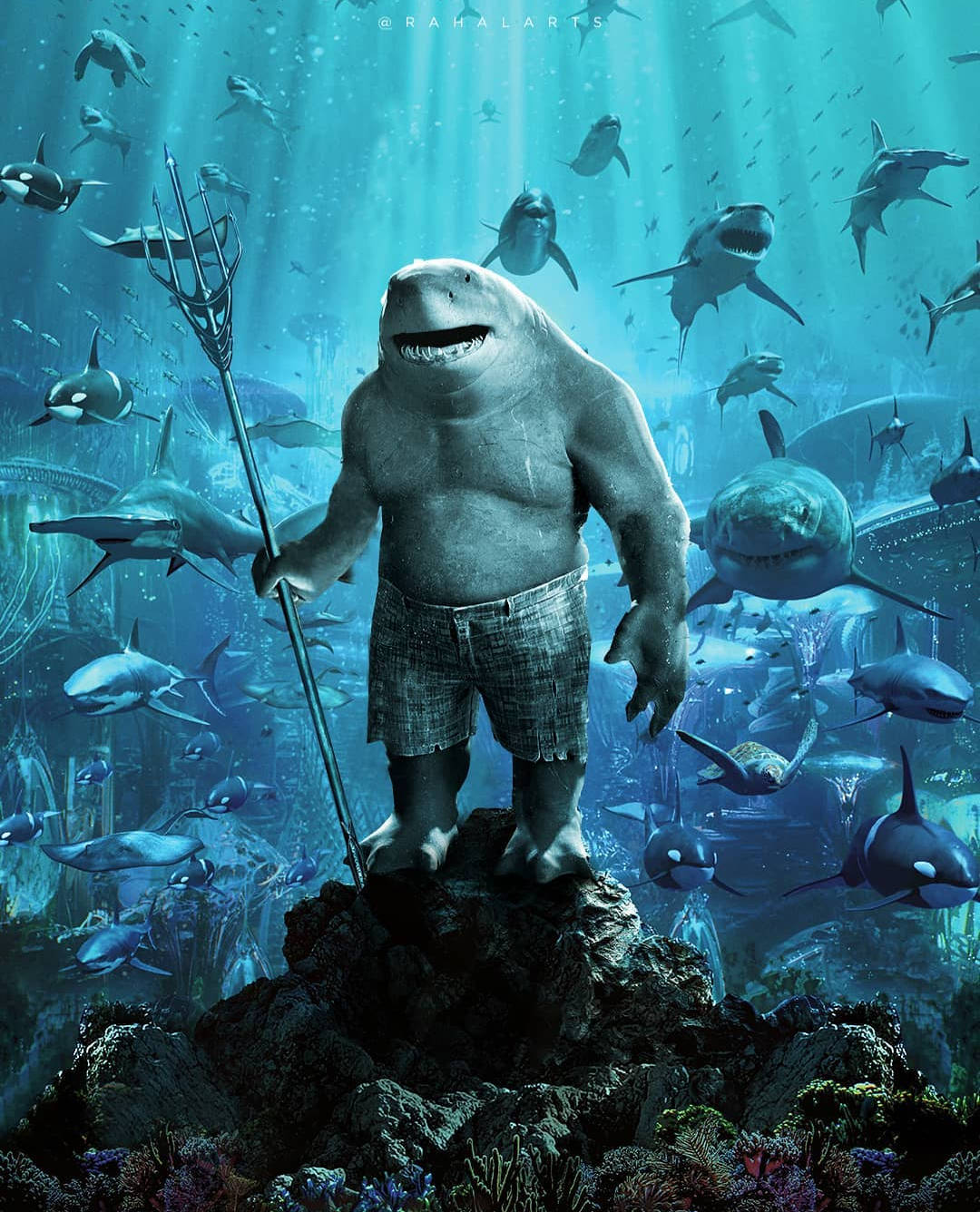 King Shark Of The Sea Wallpaper