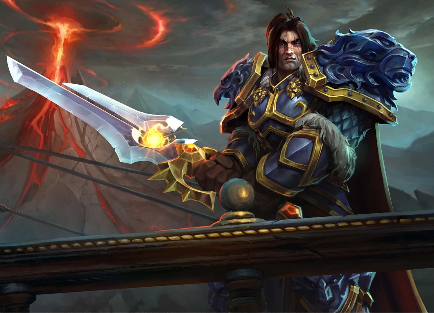 King_ Varian_ Wrynn_ Warcraft_ Artwork Wallpaper