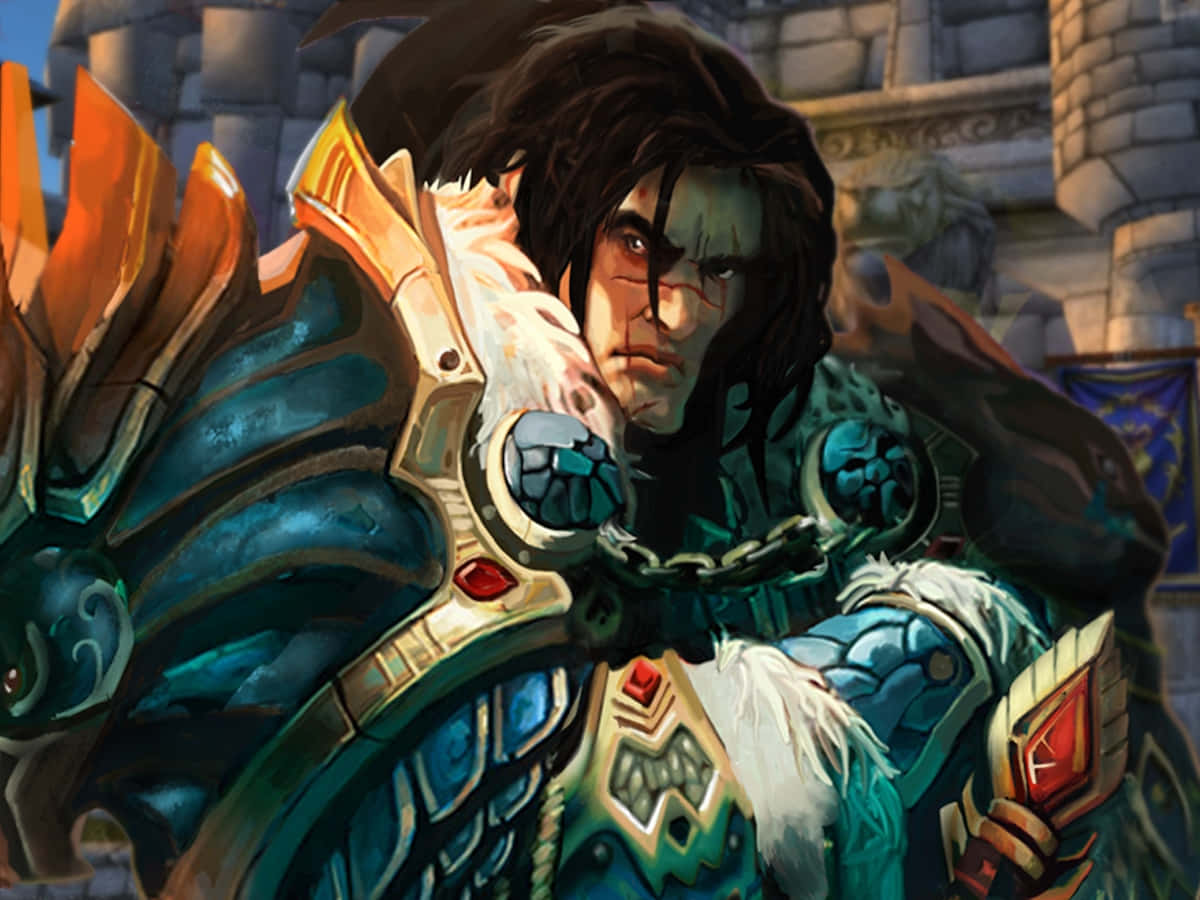 King Varian Wrynn Warcraft Artwork Wallpaper