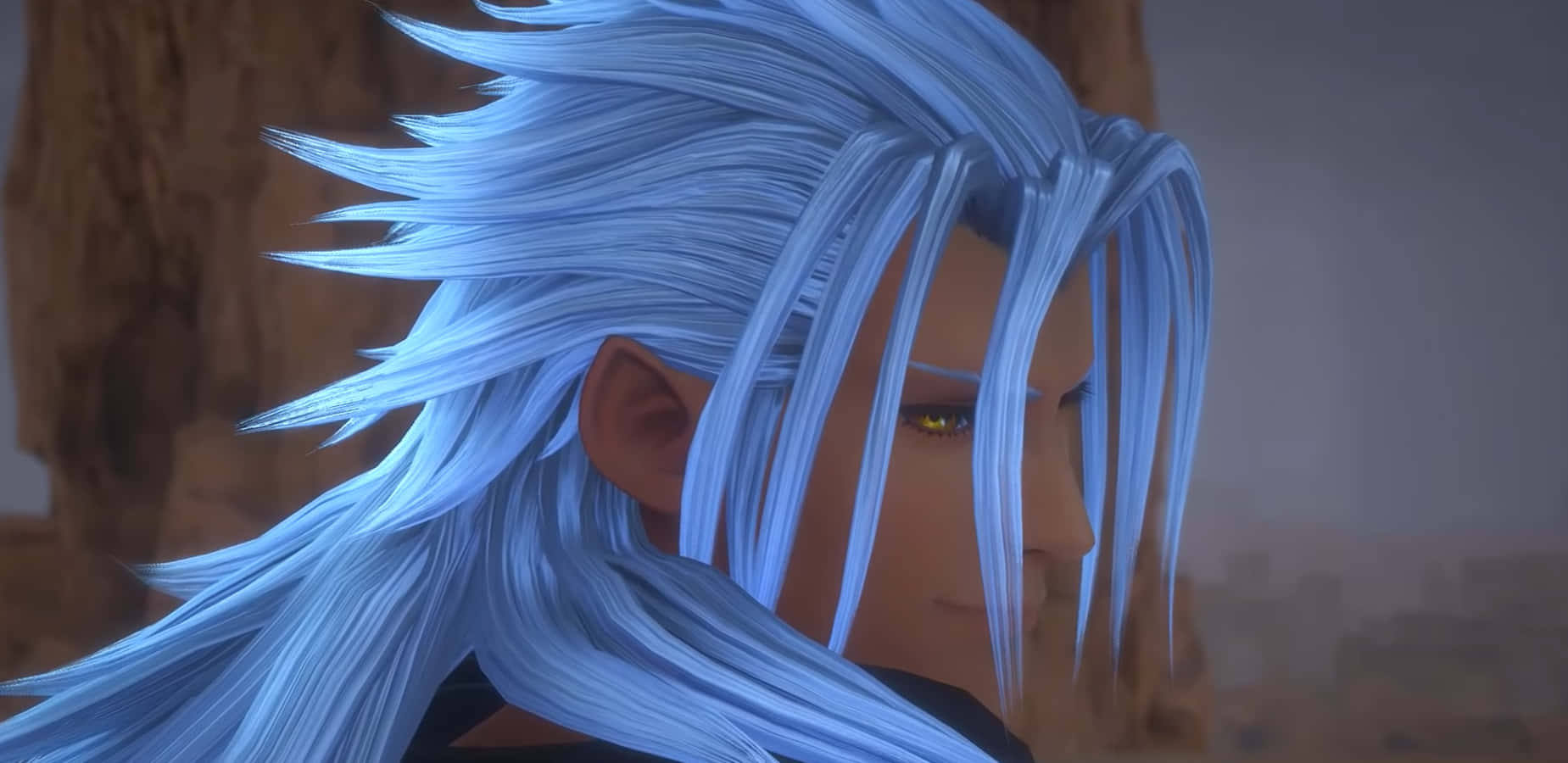 Kingdom Hearts Antagonist Xemnas In All His Power Wallpaper