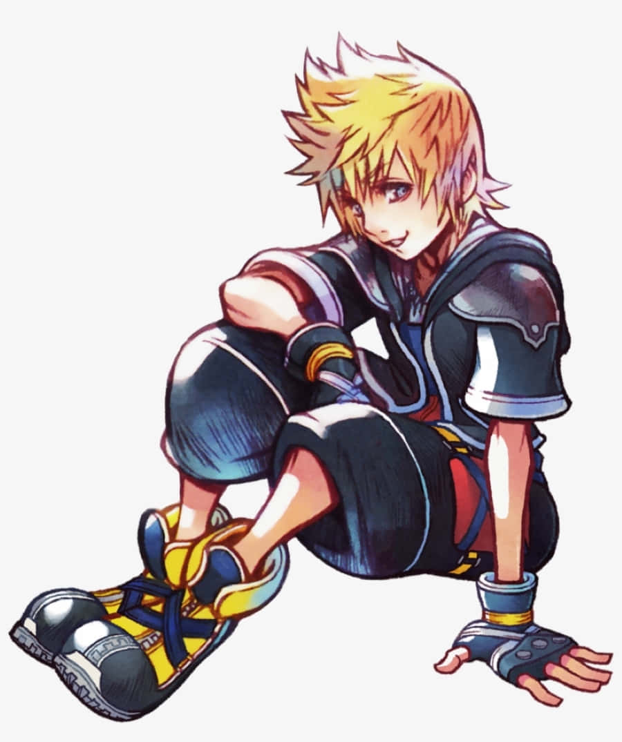 Kingdom Hearts: Ventus In Action Wielding Keyblade Wallpaper