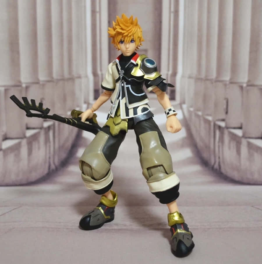 Kingdom Hearts Ventus Wielding The Iconic Keyblade Wallpaper