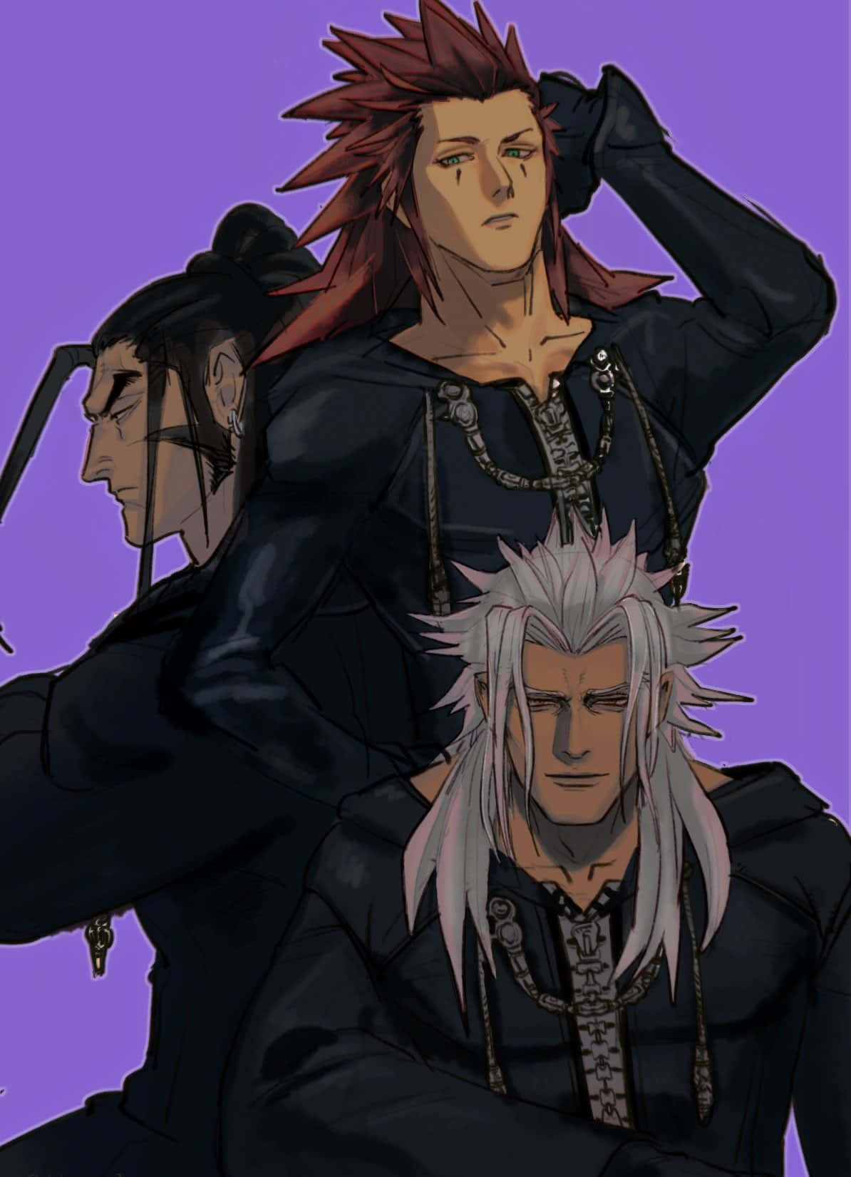 Kingdom Hearts Xemnas 1194 X 1651 Wallpaper Wallpaper