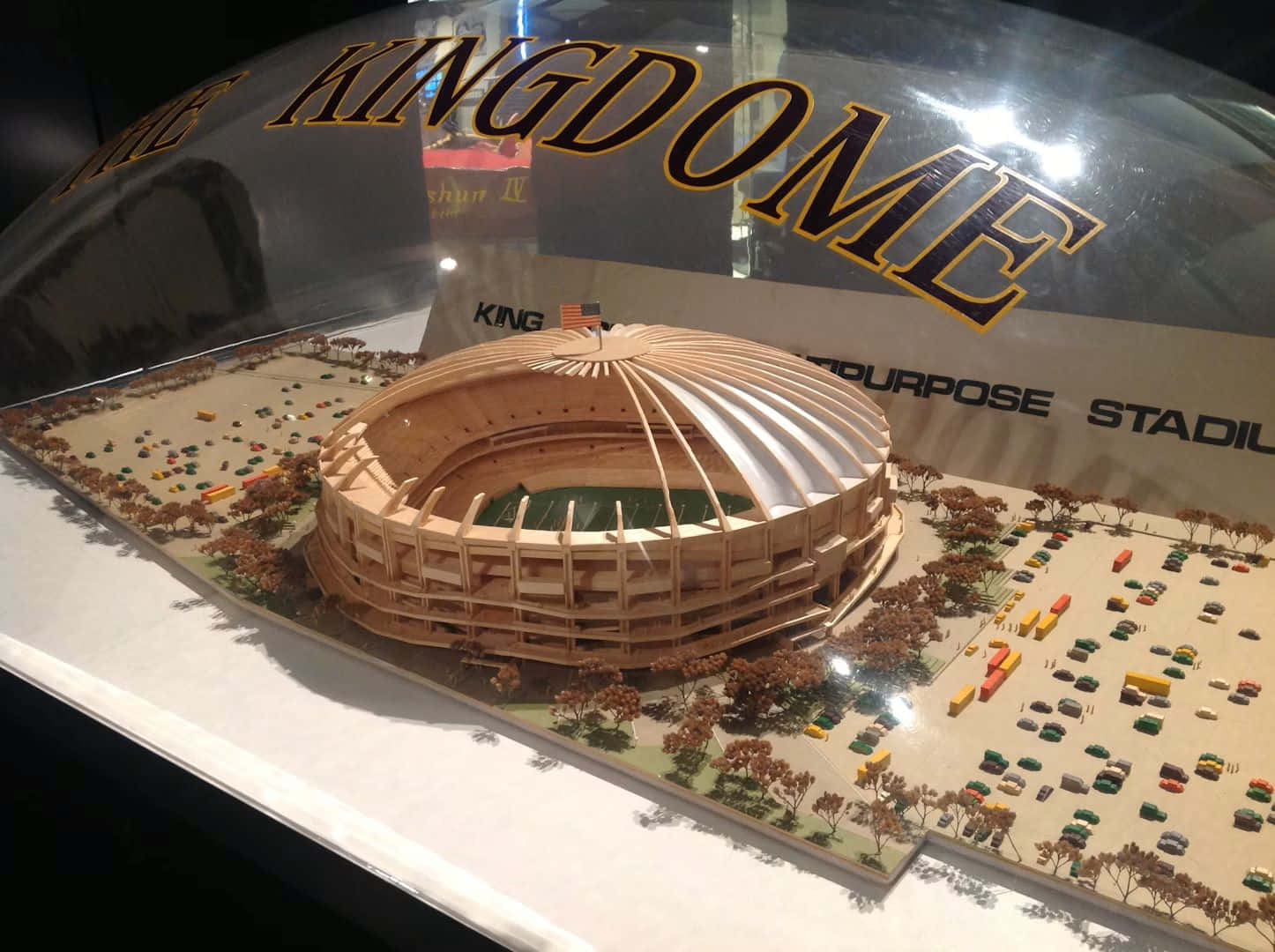 Kingdome Model Seattle History Exhibit Wallpaper