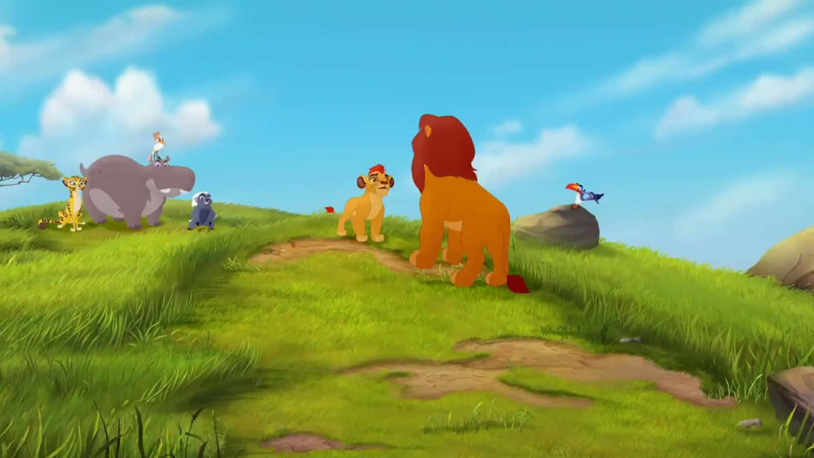 Kion And The Lion Guard Lead The Way Towards A Better Future Wallpaper