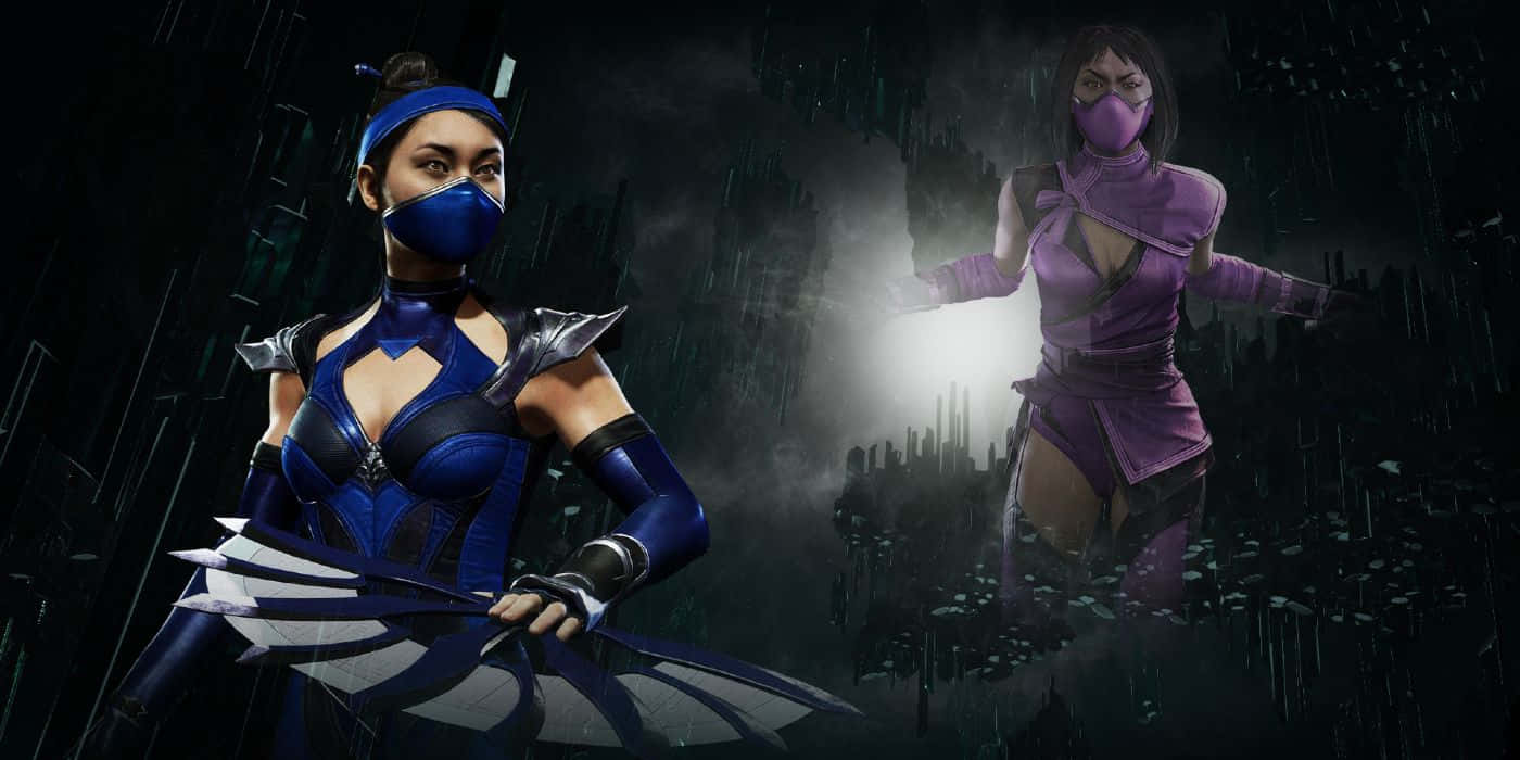 Kitana - The Deadly Princess Of Edenia In Mortal Kombat Wallpaper