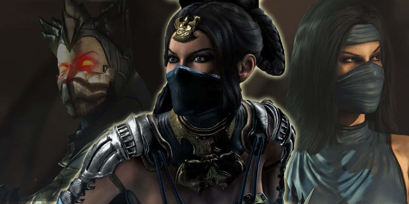 Kitana, The Fierce Princess Of Edenia In Mortal Kombat Wallpaper