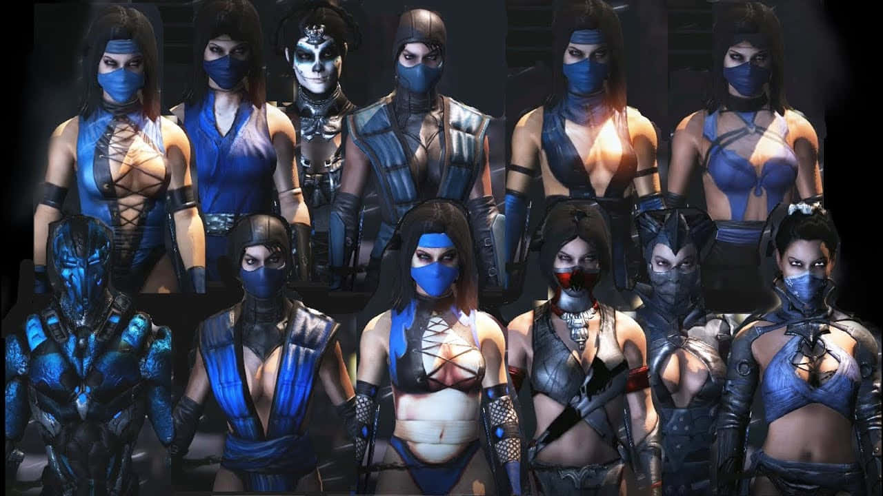 Kitana, The Fierce Warrior Princess From Mortal Kombat Wallpaper