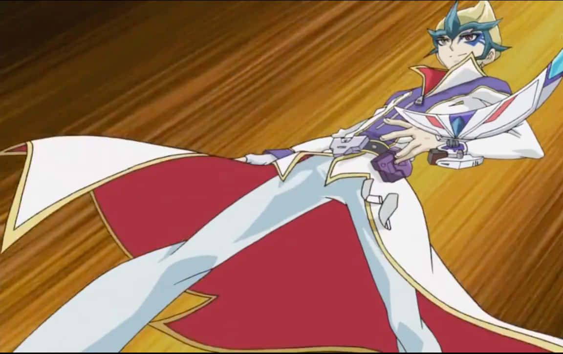 Kite Tenjo, A Master Duelist In Action Wallpaper