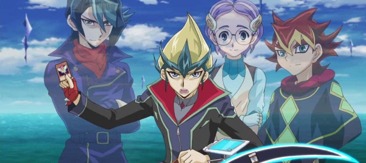 Kite Tenjo, The Cunning And Strategic Duelist From Yu-gi-oh Zexal Wallpaper