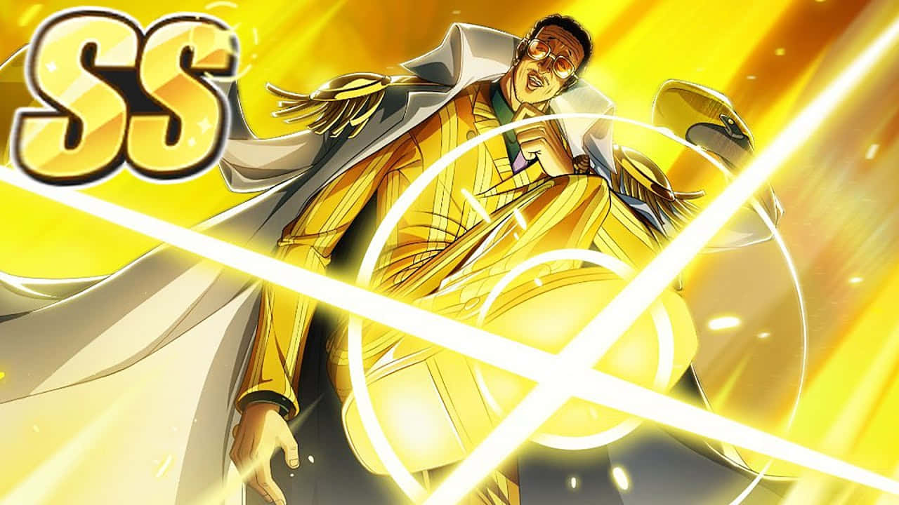 Kizaru In Action, Unleashing His Powerful Light Kick Wallpaper