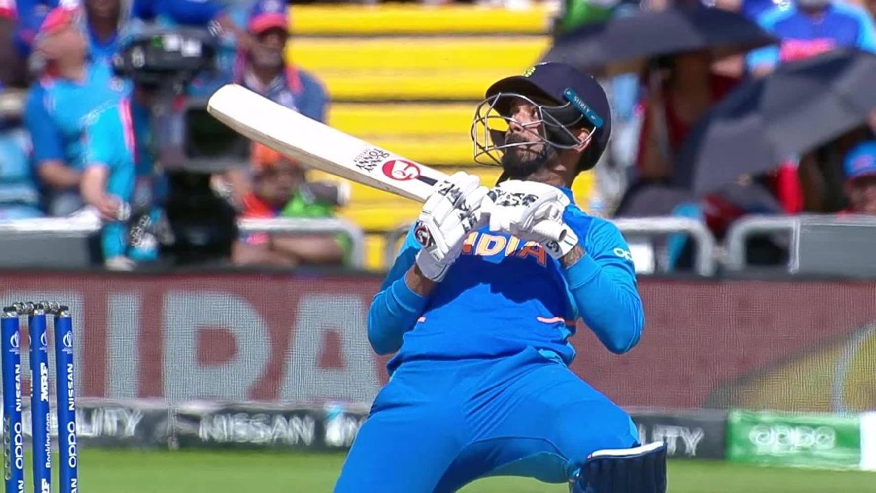 Kl Rahul World Cup Ramp Shot Wallpaper