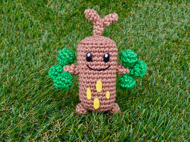 Knitted Sudowoodo Wallpaper